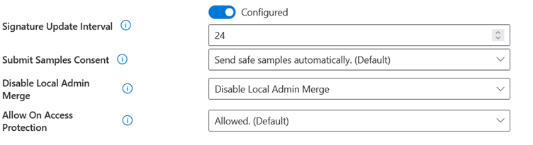 Signature Update Fallback Order