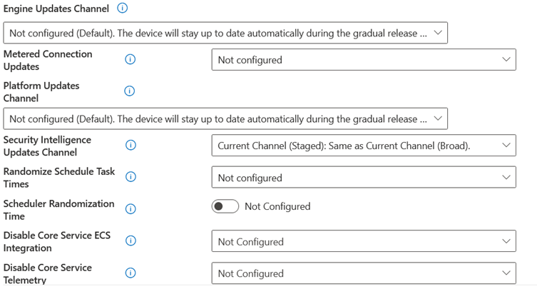 Final AV settings